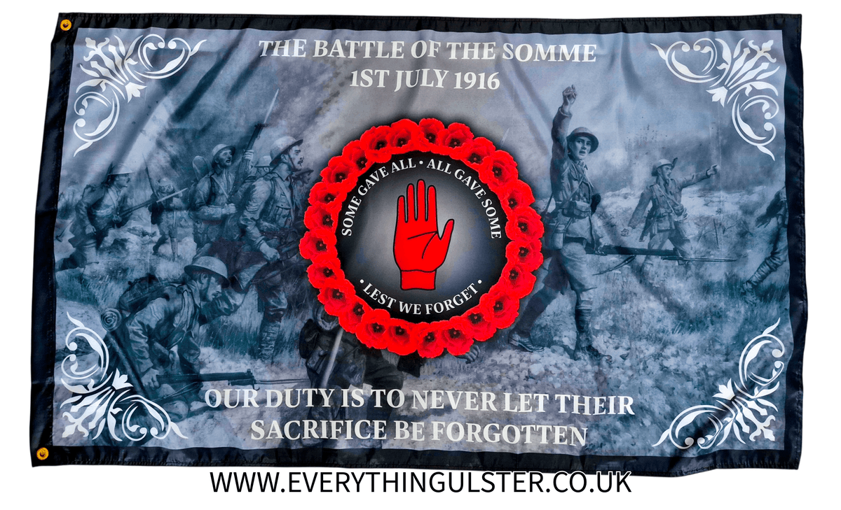 Battle Of The Somme Commemoration Flag - Everything Ulster