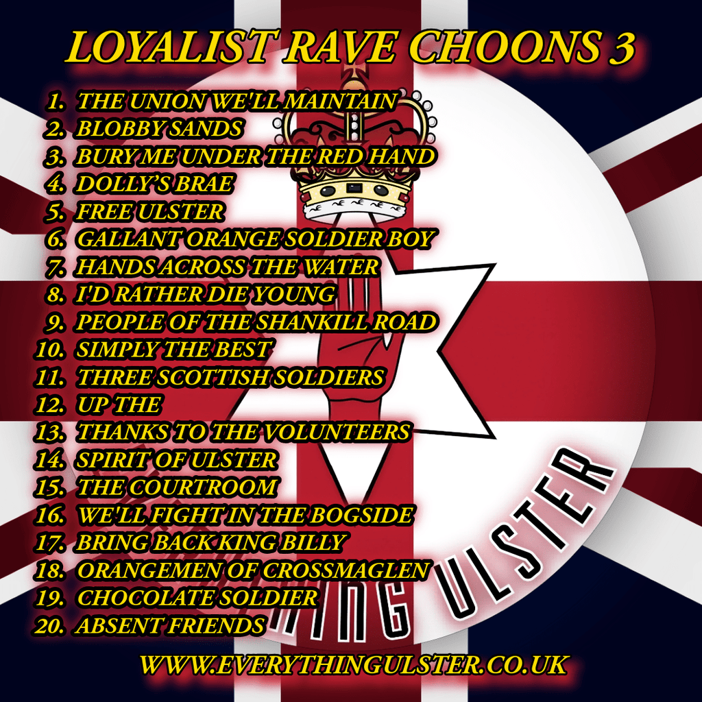 Everything Ulster - Loyalist Rave Choons 3 (CD VERSION) - Everything Ulster
