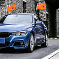 Orange Standard Car Flags (Pair) - Everything Ulster
