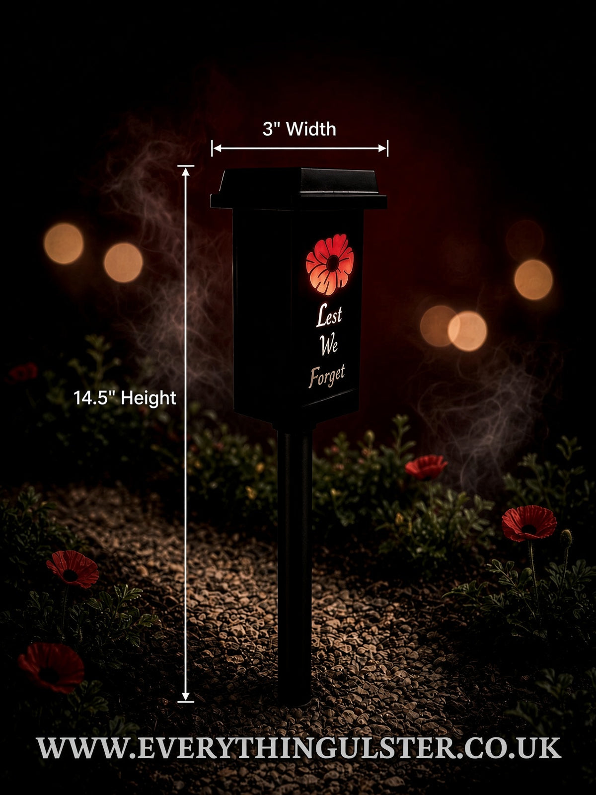 Lest We Forget Solar Light