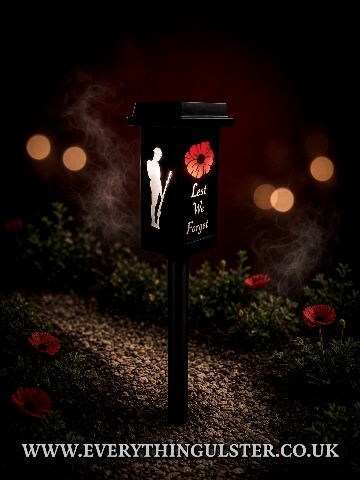 Lest We Forget Solar Light